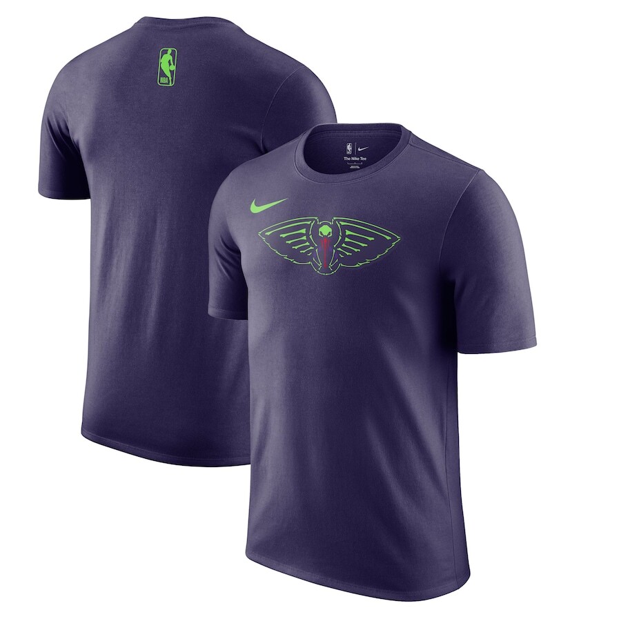 Men's Charlotte Hornets Grey 2024/25 City Edition Essential Logo T-Shirt